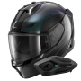 Casque Integrale Shark Skwal i3 Mekarium KXA + Kit Bluetooth Sena for Shark Solo