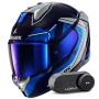 Casque Integrale Shark Skwal i3 Rhad BUS + Kit Bluetooth Lokui K30
