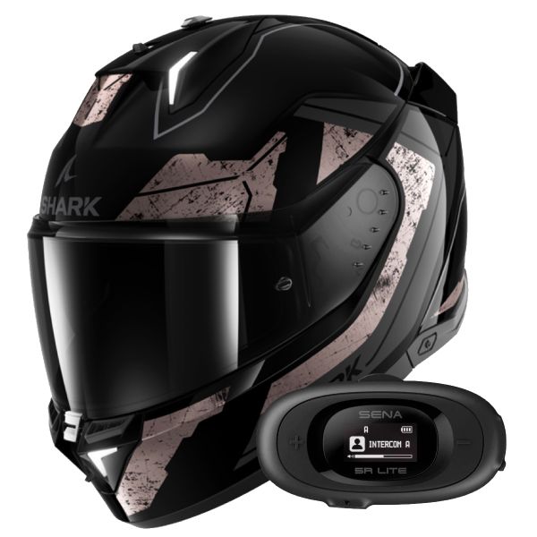 Integrale Shark Skwal i3 Rhad KUA + Kit Bluetooth 5R Lite