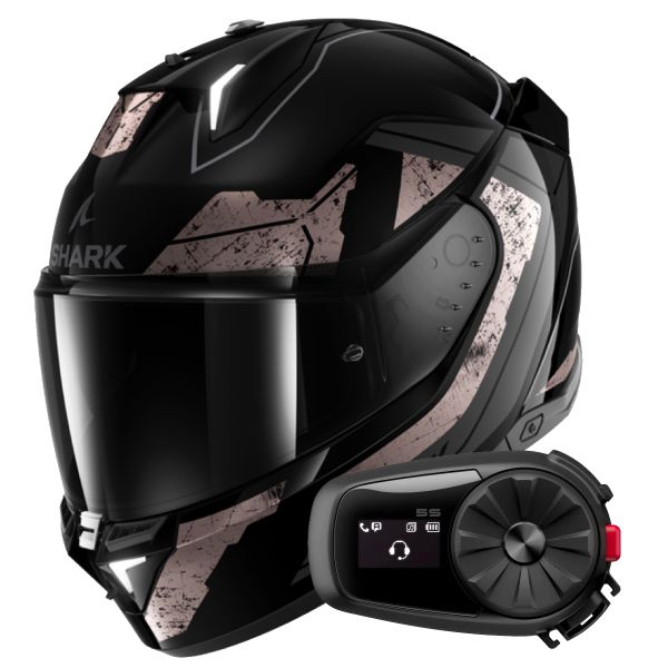 Integrale Shark Skwal i3 Rhad KUA + Kit Bluetooth 5S