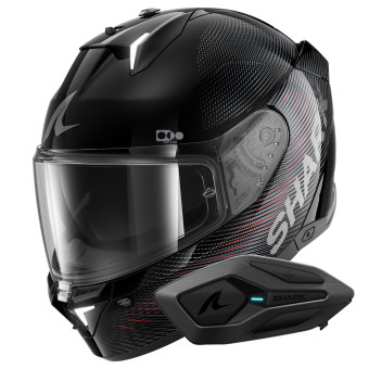 Integrale Shark Skwal i3 SP Lyne KAR + Kit Bluetooth Sena for Shark Solo