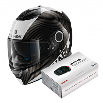 Integrale Shark Spartan Carbon 1.2 Skin DWS + Kit Bluetooth Sena SMH5