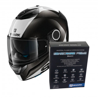 Integrale Shark Spartan Carbon 1.2 Skin DWS + Kit Bluetooth Sharktooth Prime
