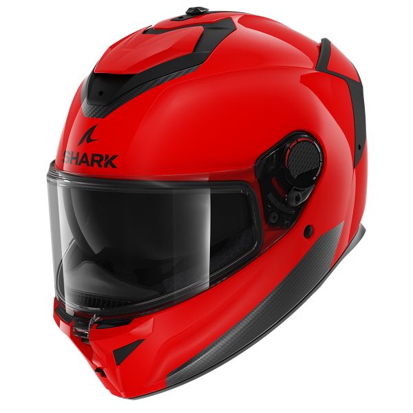 Shark Spartan GT Pro Blank RED + Kit Bluetooth 5S Solo