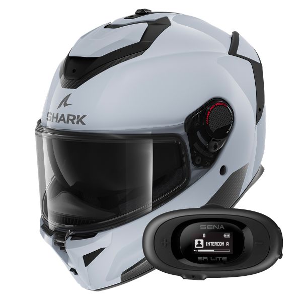 Integrale Shark Spartan GT Pro Blank W03 + Kit bluetooth 5R Lite Solo