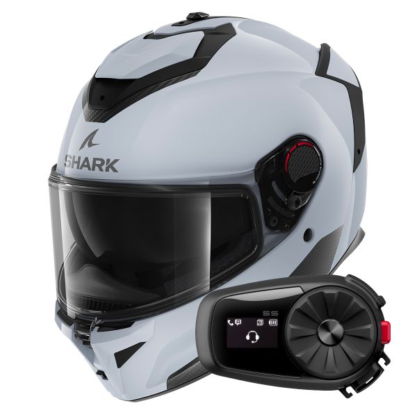 Integrale Shark Spartan GT Pro Blank W03 + Kit Bluetooth 5S Solo