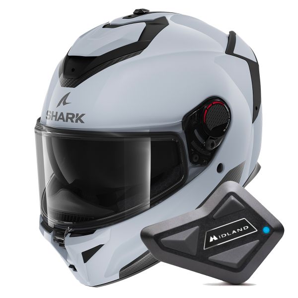 Integrale Shark Spartan GT Pro Blank W03 + Kit Bluetooth BT Mini