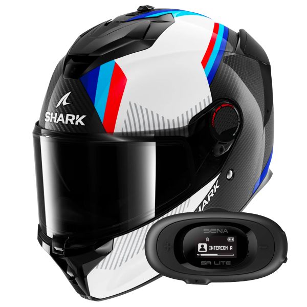 Integrale Shark Spartan GT Pro Dokhta Carbon DWB + Kit bluetooth 5R Lite Solo Integrale Shark Spartan GT Pro Dokhta Carbon DWB + Kit bluetooth 5R Lite Solo