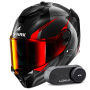 Casque Integrale Shark Spartan GT Pro Kultram Carbon DKR + Kit Bluetooth Lokui K30