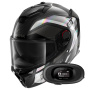 Casque Integrale Shark Spartan GT Pro Ritmo Carbon DAI + Kit bluetooth 5R Lite Solo
