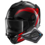Casque Integrale Shark Spartan GT Pro Ritmo Carbon DRU + Kit Bluetooth BT Mini