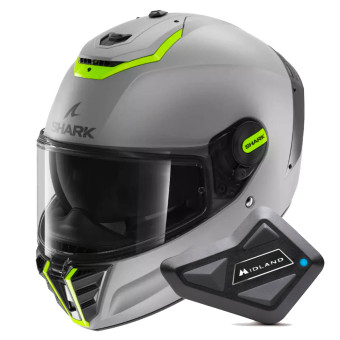 Integrale Shark Spartan RS Blank Mat SP ESY + Kit Bluetooth BT Mini