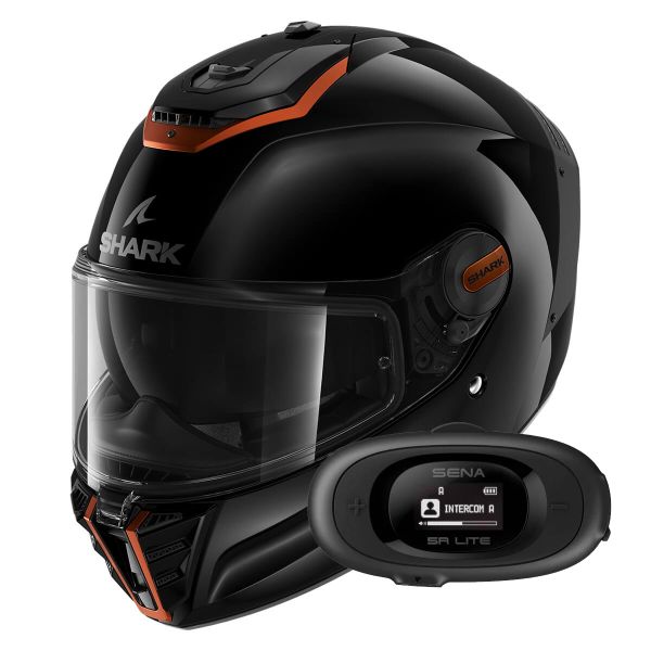 Integrale Shark Spartan RS Blank SP KCK + Kit bluetooth 5R Lite Solo