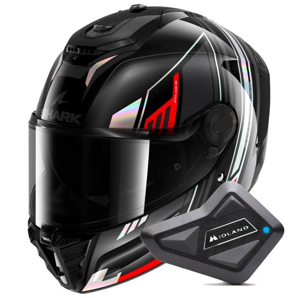 Integrale Shark Spartan RS Byrhon KIR + Kit Bluetooth BT Mini