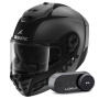 Casque Integrale Shark Spartan Rs Carbon Skin DMA Dark Visor + Kit Bluetooth Lokui K30