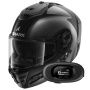 Casque Integrale Shark Spartan Rs Carbon Skin Visor In The Box Carbon DAD + Kit bluetooth 5R Li