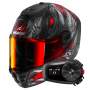 Casque Integrale Shark Spartan RS Shaytan Mat KRA + Kit Bluetooth 5S Solo