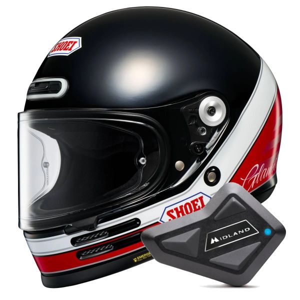 Integrale Shoei Glamster 06 Abiding TC-1 + Kit Bluetooth BT Mini