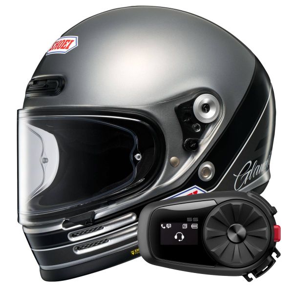 Integrale Shoei Glamster 06 Abiding TC-10 + Kit Bluetooth 5S Solo