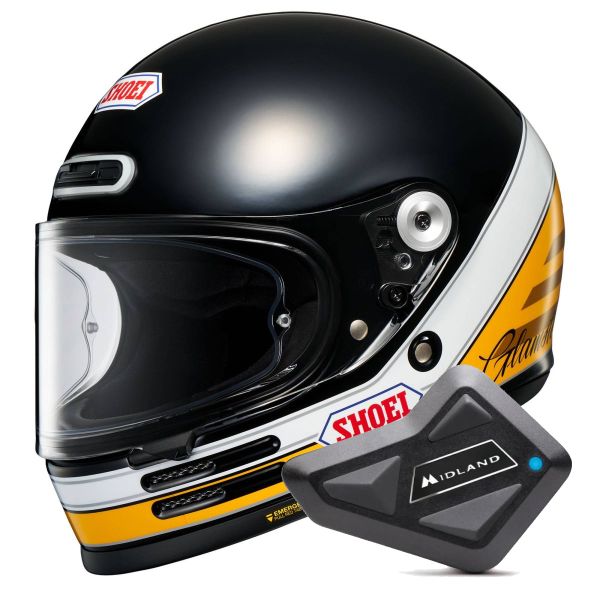 Integrale Shoei Glamster 06 Abiding TC-3 + Kit Bluetooth BT Mini