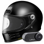 Casque Integrale Shoei Glamster 06 Nero + Kit Bluetooth Lokui K30