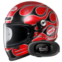 Casque Integrale Shoei Glamster 06 Blast TC1 + Kit bluetooth 5R Lite Solo