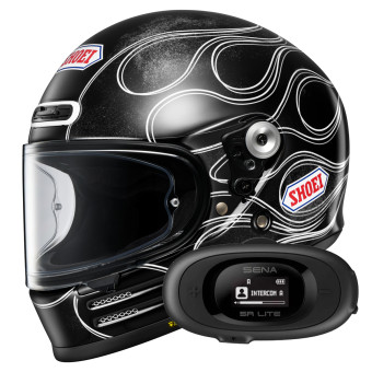 Casque Integrale Shoei Glamster 06 Blast TC5 + Kit bluetooth 5R Lite Solo Casque Integrale Shoei Glamster 06 Blast TC5 + Kit bluetooth 5R Lite Solo
