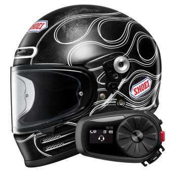 Casque Integrale Shoei Glamster 06 Blast TC5 + Kit Bluetooth 5S Solo Casque Integrale Shoei Glamster 06 Blast TC5 + Kit Bluetooth 5S Solo