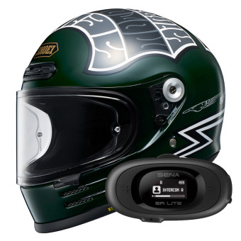 Casque Integrale Shoei Glamster 06 Heiwa Motorcycle TC-4 + Kit bluetooth 5R Lite Solo Casque Integrale Shoei Glamster 06 Heiwa Motorcycle TC-4 + Kit bluetooth 5R Lite Solo