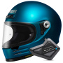 Casque Integrale Shoei Kit Bluetooth Glamster 06 Laguna Blue + BT Mini
