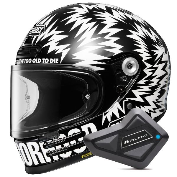 Integrale Shoei Glamster 06 Neighborhood X DSC TC5 + Kit Bluetooth BT Mini
