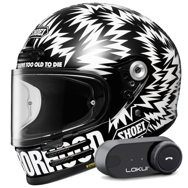 Integrale Shoei Glamster 06 Neighborhood X DSC TC5 + Kit Bluetooth Lokui K30