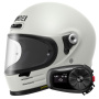 Casque Integrale Shoei Glamster 06 Off White + Kit Bluetooth 5S Solo