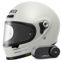 Casque Integrale Shoei Glamster 06 Off White + Kit Bluetooth Lokui K30