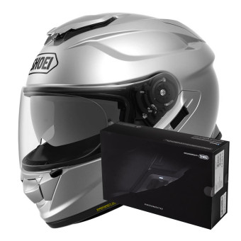 Integrale Shoei GT-AIR 2 Light Silver + Intercom Sena SRL-Mesh