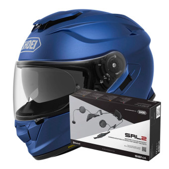 Integrale Shoei GT-AIR 2 Matt Blue + Intercom Sena SRL-02