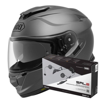 Integrale Shoei GT-AIR 2 Matt Deep Grey + Intercom Sena SRL-02