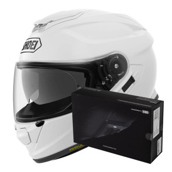 Integrale Shoei GT-AIR 2 White + Intercom Sena SRL-Mesh