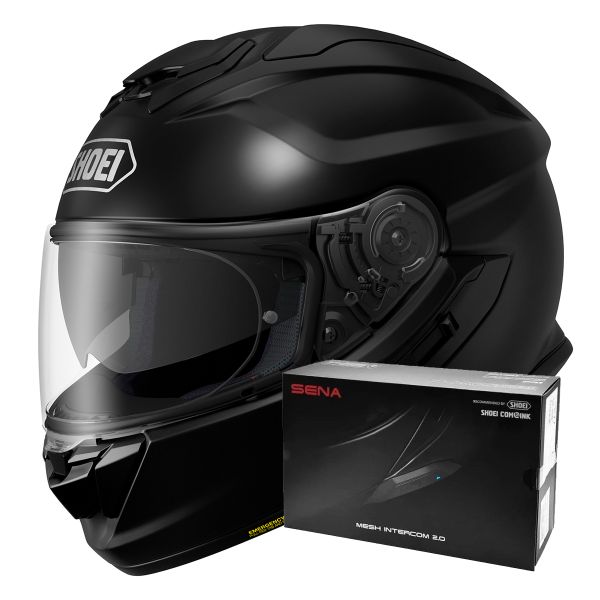 Integrale Shoei GT-AIR 3 nero + interfono Sena SRL-03