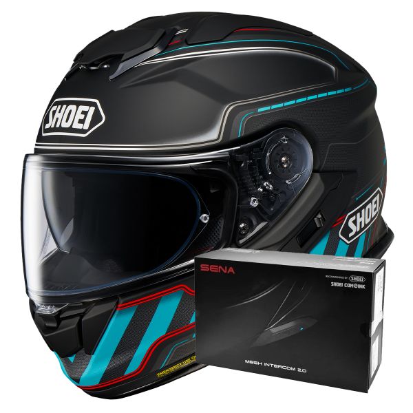 Integrale Shoei GT-AIR 3 Discipline TC2 + interfono Sena SRL-03