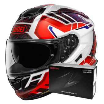 Integrale Shoei GT-Air 3 Hike TC-10 + Intercom Sena SRL-03