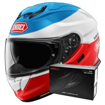 Casque Integrale Shoei GT-Air 3 Lilt TC-10 + Intercom Sena SRL-03 Casque Integrale Shoei GT-Air 3 Lilt TC-10 + Intercom Sena SRL-03