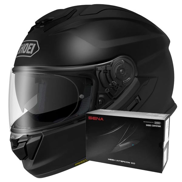 Integrale Shoei GT-AIR 3 nero opaco + interfono Sena SRL-03