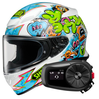 Integrale Shoei NXR2 Mural TC10 + Kit Bluetooth 5S