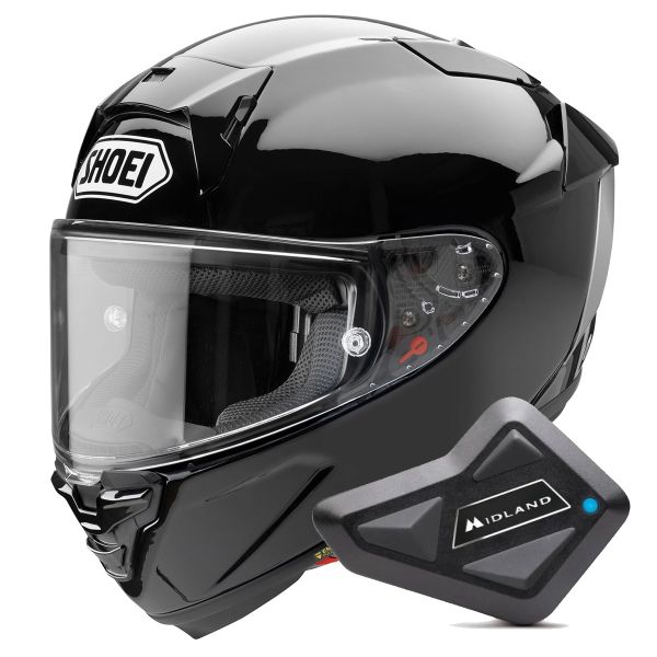 Integrale Shoei X-SPR Pro Nero + Mini Kit Bluetooth BT
