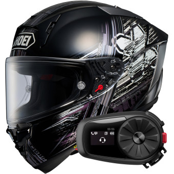 Casque Integrale Shoei X-SPR Pro Cross Logo TC5 + Kit Bluetooth 5S Solo Casque Integrale Shoei X-SPR Pro Cross Logo TC5 + Kit Bluetooth 5S Solo