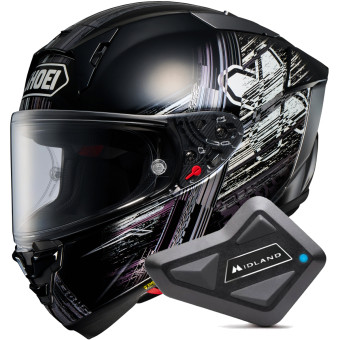 Casque Integrale Shoei X-SPR Pro Cross Logo TC5 + Kit Bluetooth BT Mini Casque Integrale Shoei X-SPR Pro Cross Logo TC5 + Kit Bluetooth BT Mini