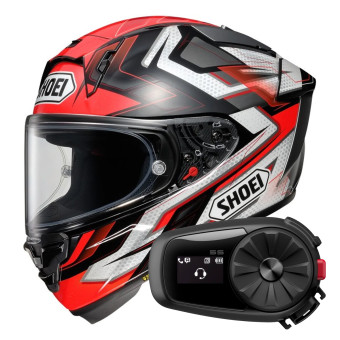 Casque Integrale Shoei X-SPR Pro Escalate TC-1 + Kit Bluetooth 5S Solo Casque Integrale Shoei X-SPR Pro Escalate TC-1 + Kit Bluetooth 5S Solo