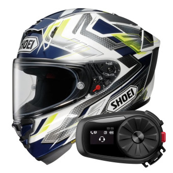Casque Integrale Shoei X-SPR Pro Escalate TC-2 + Kit Bluetooth 5S Solo Casque Integrale Shoei X-SPR Pro Escalate TC-2 + Kit Bluetooth 5S Solo