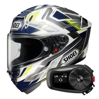 Integrale Shoei X-SPR Pro Escalate TC-2 + Kit Bluetooth 5S Solo
